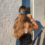 SOLID HAIR BARETTE - BLUE