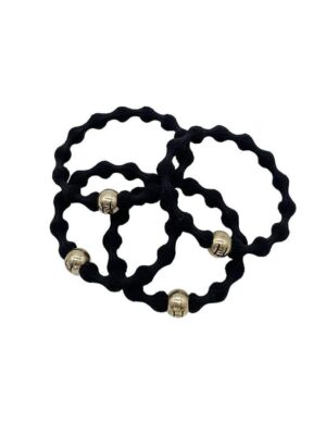 ELASTIC HAIR TIE - BLACK