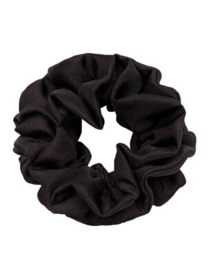 SOLID SCRUNCHIE - BLACK