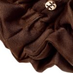 SOLID SCRUNCHIE - BROWN