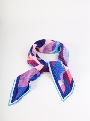 Pleated Twill Scarf